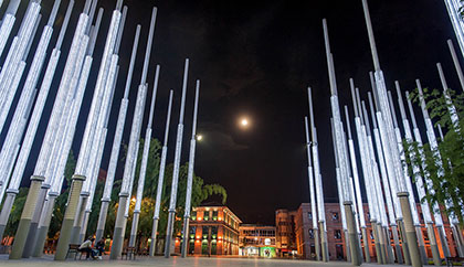 Construcción plaza de de las luces, primera etapa - Medellín