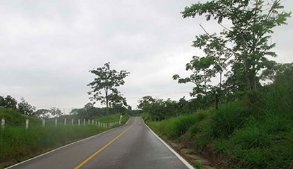 Construcción de obras en el corredor vial La Mansa - Primavera