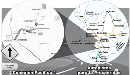 Proyecto autopista Conexión Pacífico 1 - CONPACÍFICO 1