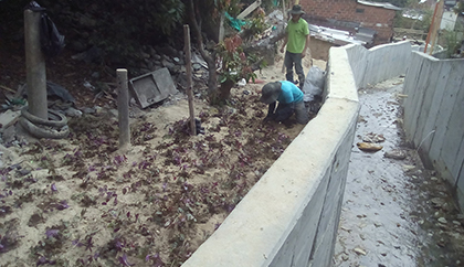 Solución estructural Quebrada Malpaso, comuna 7 Medellin